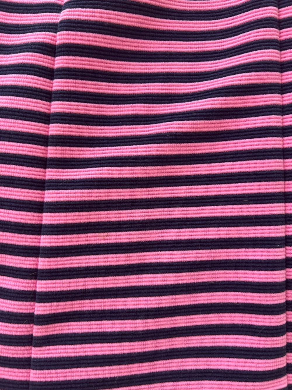 Lilly Pulitzer Pink & Navy Striped Sleeveless Dress w/ V-Notch Neck - Size XS - Picture 4 of 8